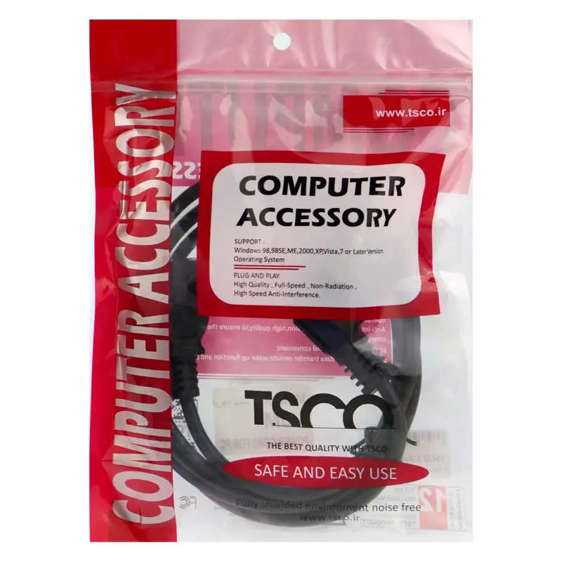 کابل برق تسکو مدل PC به طول 1.5 متر